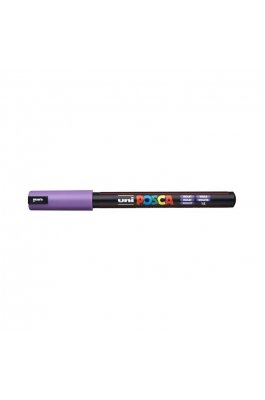 Uni-Ball Posca Μαρκαδόρος Σχεδίου 0.7mm Μωβ (PC1MR)