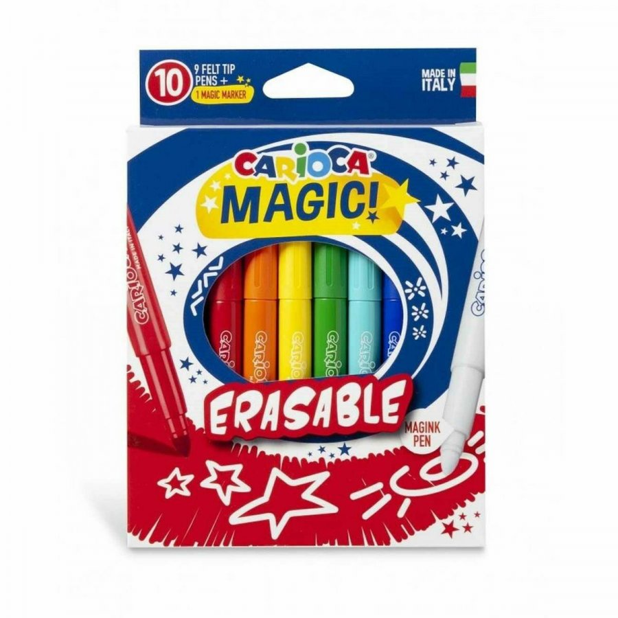 Carioca Magic Erasable Μαγικοί Μαρκαδόροι Ζωγραφικής σε 10 Χρώματα (43182) Carioca Magic Erasable Μαγικοί Μαρκαδόροι Ζωγραφικής σε 10 Χρώματα (43182)