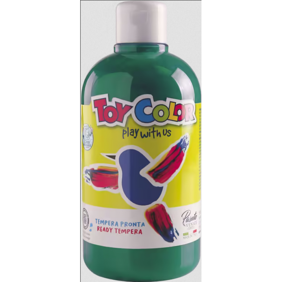 Toy Color Ready Τέμπερα Ζωγραφικής Πράσινο σε Μπουκάλι 500ml (0551014) Toy Color Ready Τέμπερα Ζωγραφικής Πράσινο σε Μπουκάλι 500ml (0551014)