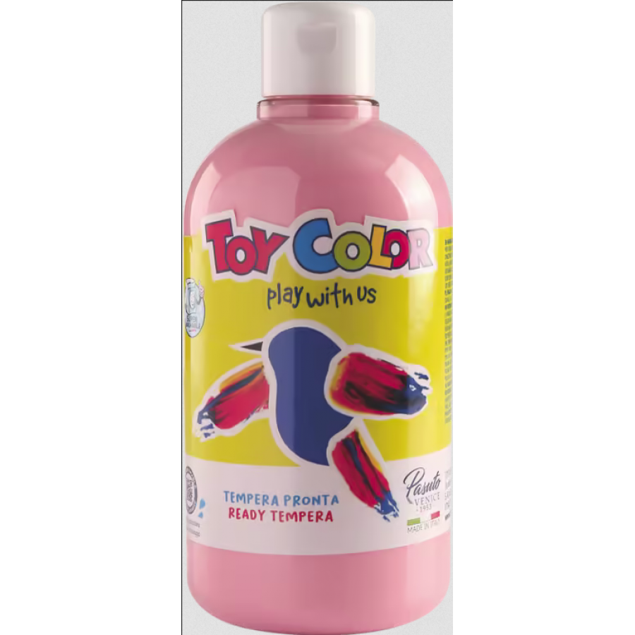 Toy Color Ready Τέμπερα Ζωγραφικής Ροζ σε Μπουκάλι 500ml (0551006) Toy Color Ready Τέμπερα Ζωγραφικής Ροζ σε Μπουκάλι 500ml (0551006)