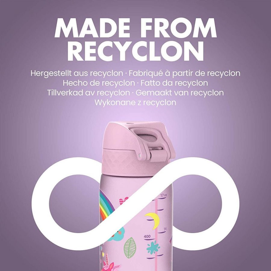 Ion8 Πλαστικό Παγούρι 500ml Unicorns Ion8 Πλαστικό Παγούρι 500ml Unicorns