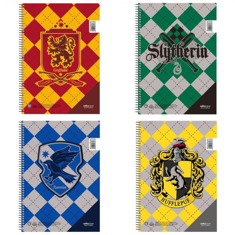 Salko Τετράδιo Σπιράλ Harry Potter School Pride 17 x 25 3 Θεμάτων 90 Φύλλων (7273) Salko Τετράδιo Σπιράλ Harry Potter School Pride 17 x 25 3 Θεμάτων 90 Φύλλων (7273)