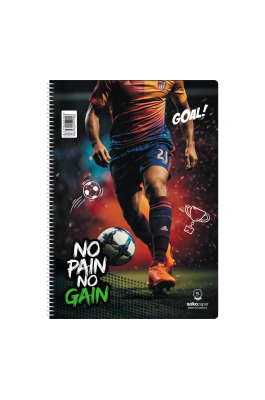 Salko Τετράδιo Σπιράλ No Pain No Gain 17 x 25 3 Θεμάτων 90 Φύλλων (6473) Salko Τετράδιo Σπιράλ No Pain No Gain 17 x 25 3 Θεμάτων 90 Φύλλων (6473)