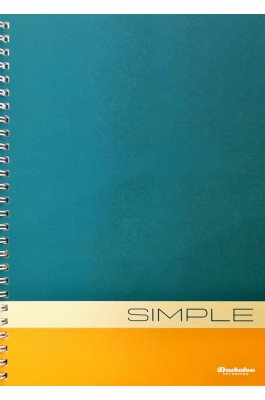 Daskalou Τετράδιο Σπιράλ 17 x 25 Simple 1 Θέμα 30 Φύλλων