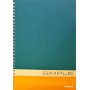 Daskalou Τετράδιο Σπιράλ 17 x 25 Simple 2 Θεμάτων 60 Φύλλων Daskalou Τετράδιο Σπιράλ 17 x 25 Simple 2 Θεμάτων 60 Φύλλων