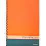 Daskalou Τετράδιο Σπιράλ 17 x 25 Simple 2 Θεμάτων 60 Φύλλων Daskalou Τετράδιο Σπιράλ 17 x 25 Simple 2 Θεμάτων 60 Φύλλων
