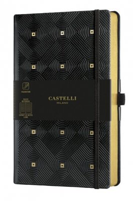 Theofylaktos Σημειωματάριο Castelli Ριγέ Gold Maya 13 x 21 (QC6QS464) Theofylaktos Σημειωματάριο Castelli Ριγέ Gold Maya 13 x 21 (QC6QS464)