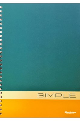 Daskalou Τετράδιο Σπιράλ 17 x 25 Simple 3 Θεμάτων 90 Φύλλων