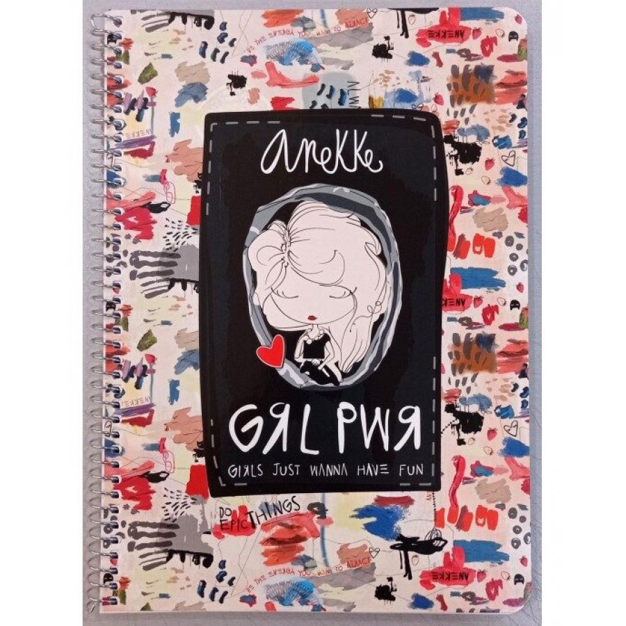 Anekke 17 x 25 Τετράδιo Σπιράλ 2 Θεμάτων 80 Φύλλων Anekke 17 x 25 Τετράδιo Σπιράλ 2 Θεμάτων 80 Φύλλων