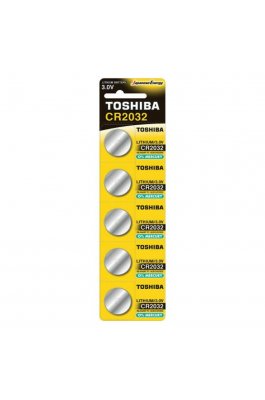 Toshiba Μπαταρία Λιθίου Ρολογιών CR2032 3V 5τμχ Toshiba Μπαταρία Λιθίου Ρολογιών CR2032 3V 5τμχ