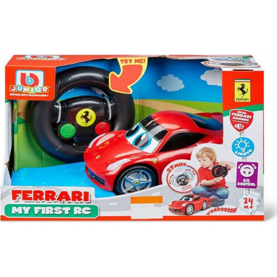 Bburago Τηλεκατευθυνόμενο Junior Ferrari My First R/C Vehicle (91000) Bburago Τηλεκατευθυνόμενο Junior Ferrari My First R/C Vehicle (91000)