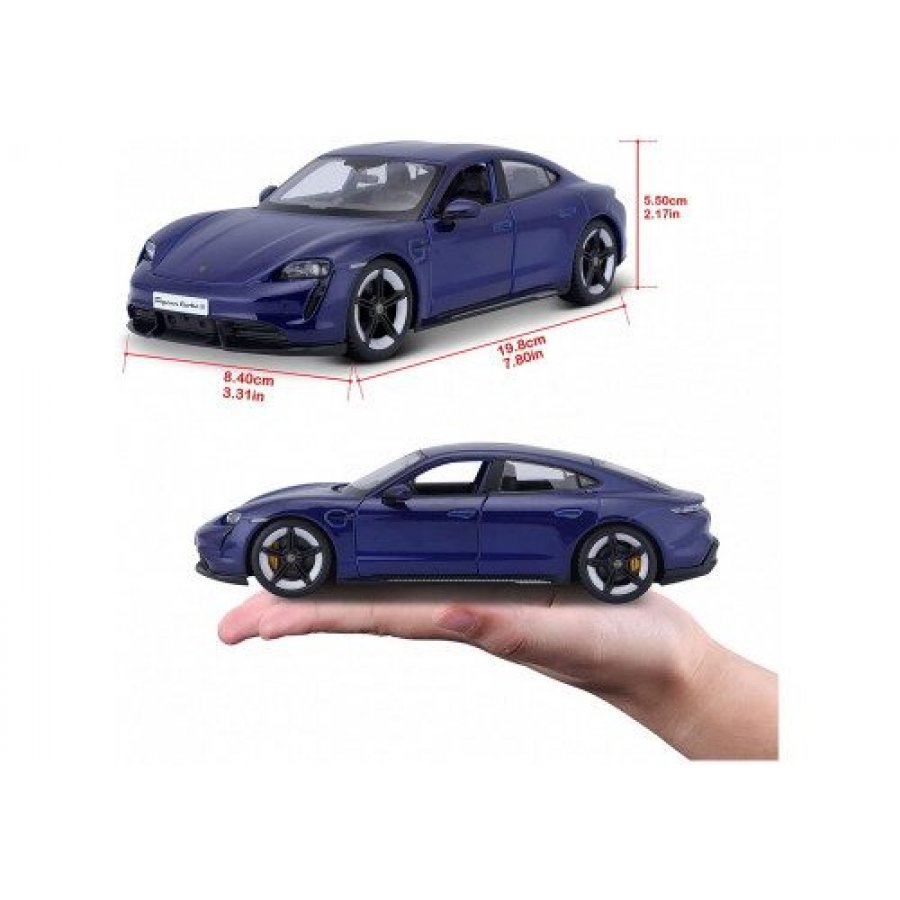 Bburago Porsche Taycan Turbo S Μπλε 1/24 (21098) Bburago Porsche Taycan Turbo S Μπλε 1/24 (21098)