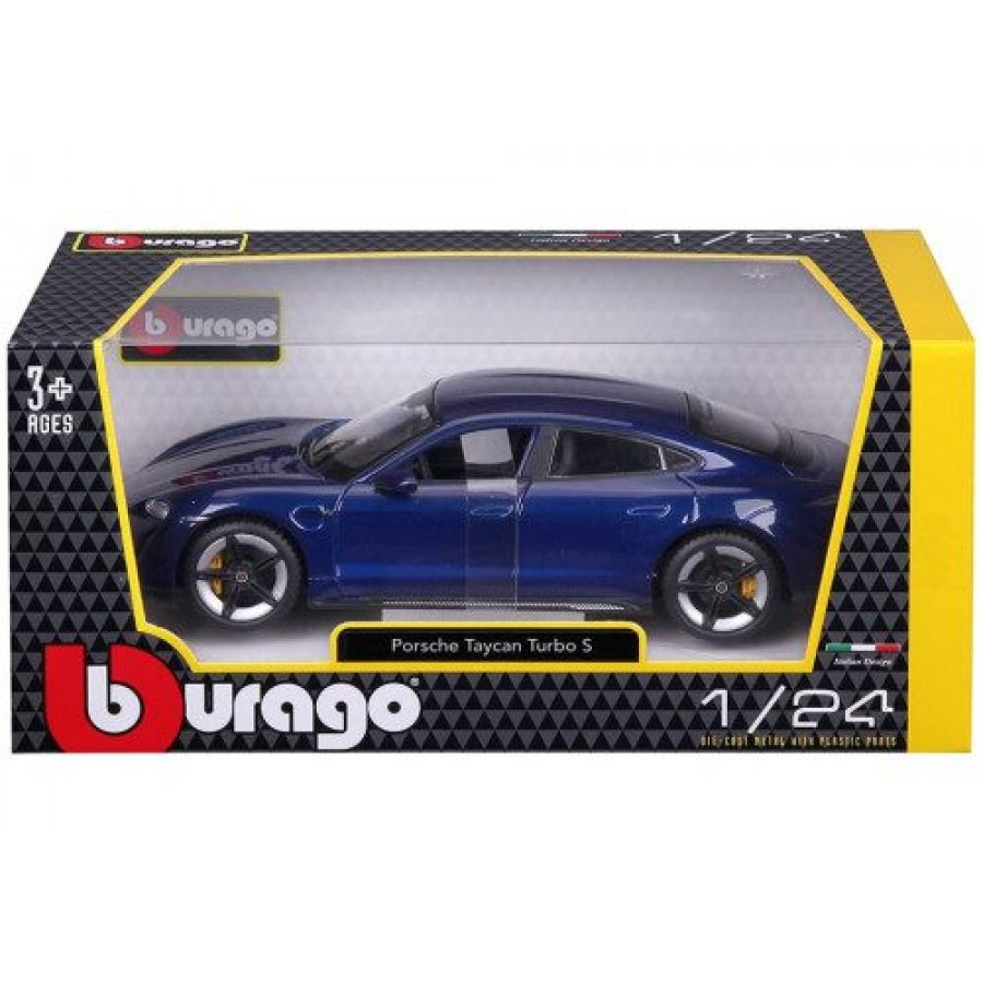 Bburago Porsche Taycan Turbo S Μπλε 1/24 (21098) Bburago Porsche Taycan Turbo S Μπλε 1/24 (21098)
