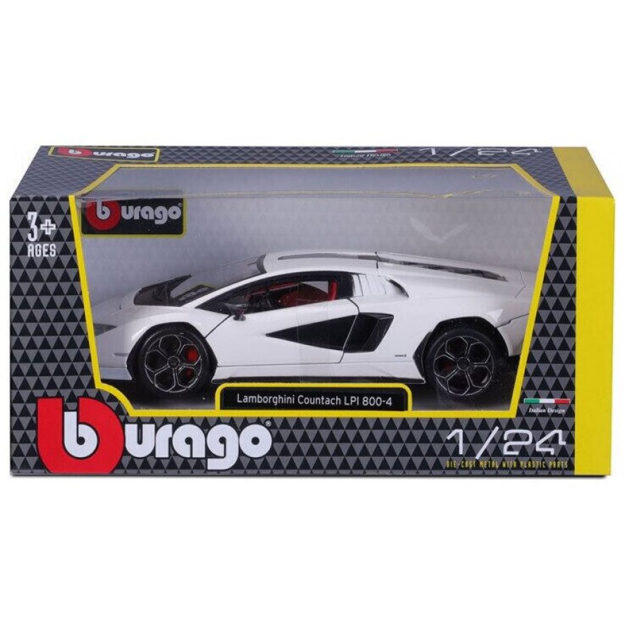 Bburago Lamborghini Countach Λευκό 1/24 (21102) Bburago Lamborghini Countach Λευκό 1/24 (21102)