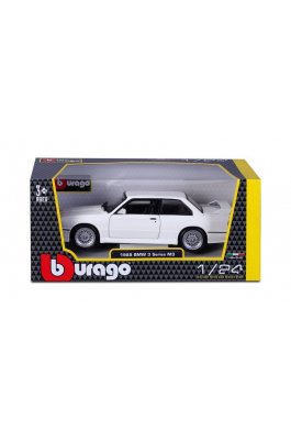 Bburago Αυτοκινητάκι BMW M3 E30 1988 Λευκό 1/24 (21100)