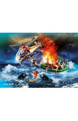 Playmobil City Action Επιχείρηση Πυροσβεστικής-Διάσωση στη Θάλασσα (70491)