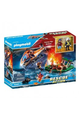 Playmobil City Action Επιχείρηση Πυροσβεστικής-Διάσωση στη Θάλασσα (70491)