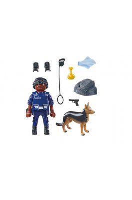 Playmobil Special Plus Dog Walker Αστυνομικός με Σκύλο-Ανιχνευτή (71162) Playmobil Special Plus Dog Walker Αστυνομικός με Σκύλο-Ανιχνευτή (71162)