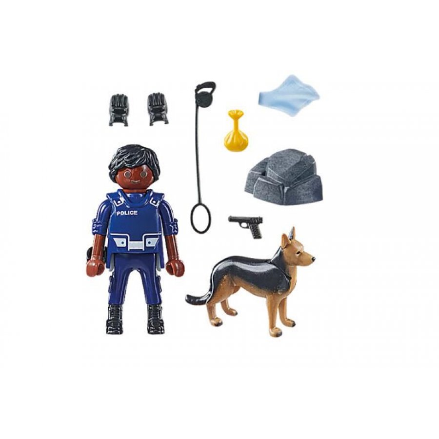 Playmobil Special Plus Dog Walker Αστυνομικός με Σκύλο-Ανιχνευτή (71162) Playmobil Special Plus Dog Walker Αστυνομικός με Σκύλο-Ανιχνευτή (71162)