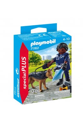 Playmobil Special Plus Dog Walker Αστυνομικός με Σκύλο-Ανιχνευτή (71162)