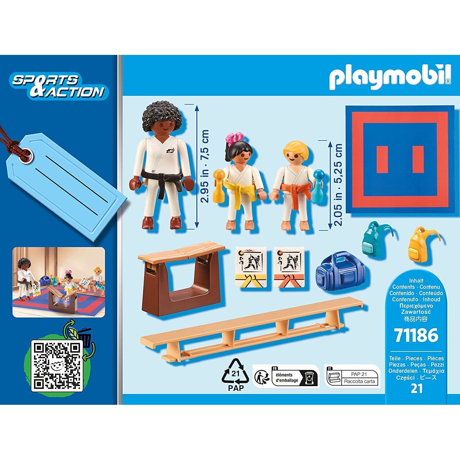 Playmobil Sports & Action Μάθημα Καράτε (71186) Playmobil Sports & Action Μάθημα Καράτε (71186)