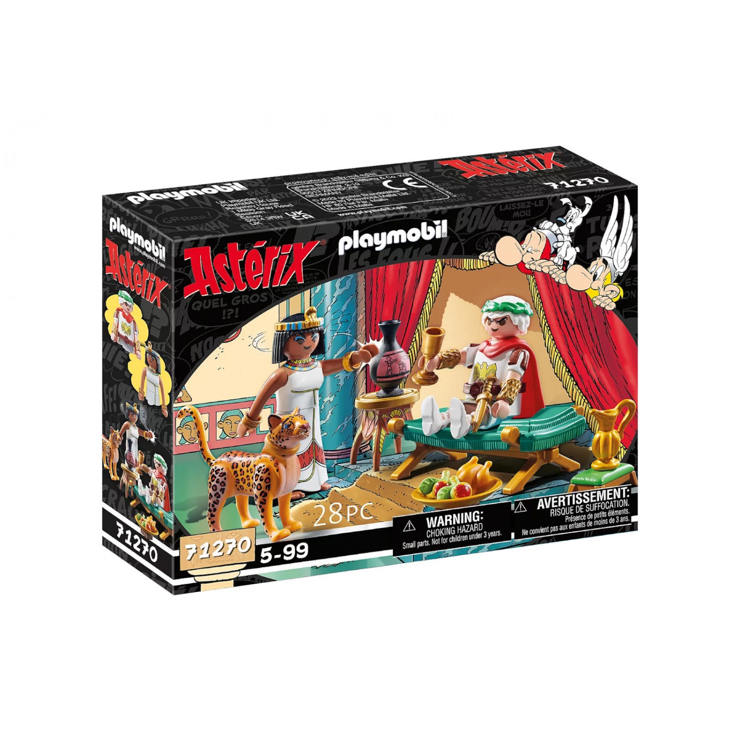 Playmobil Asterix Καίσαρας και Κλεοπάτρα (71270)