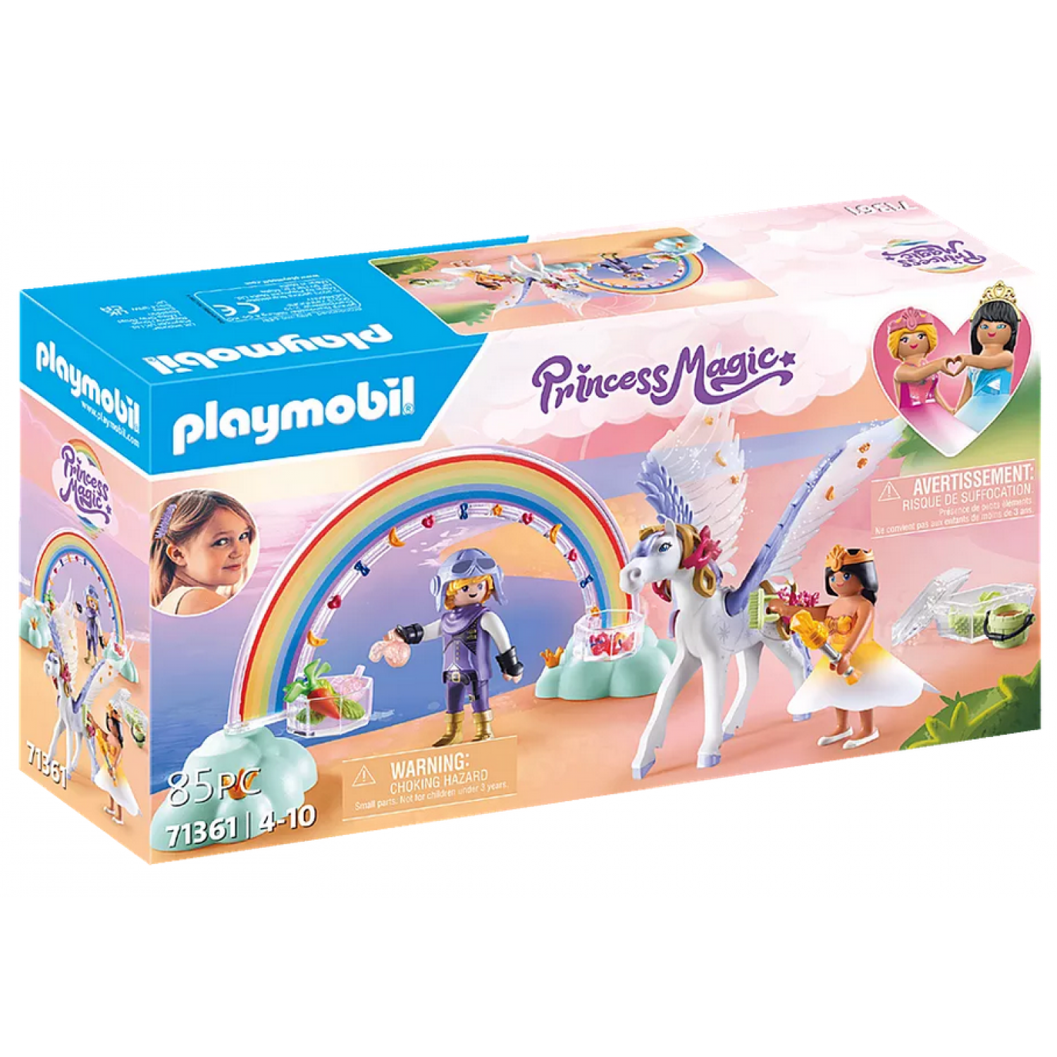 Playmobil Princess Magic Πήγασος και Πριγκίπισσες του Ουράνιου Τόξου (71361)