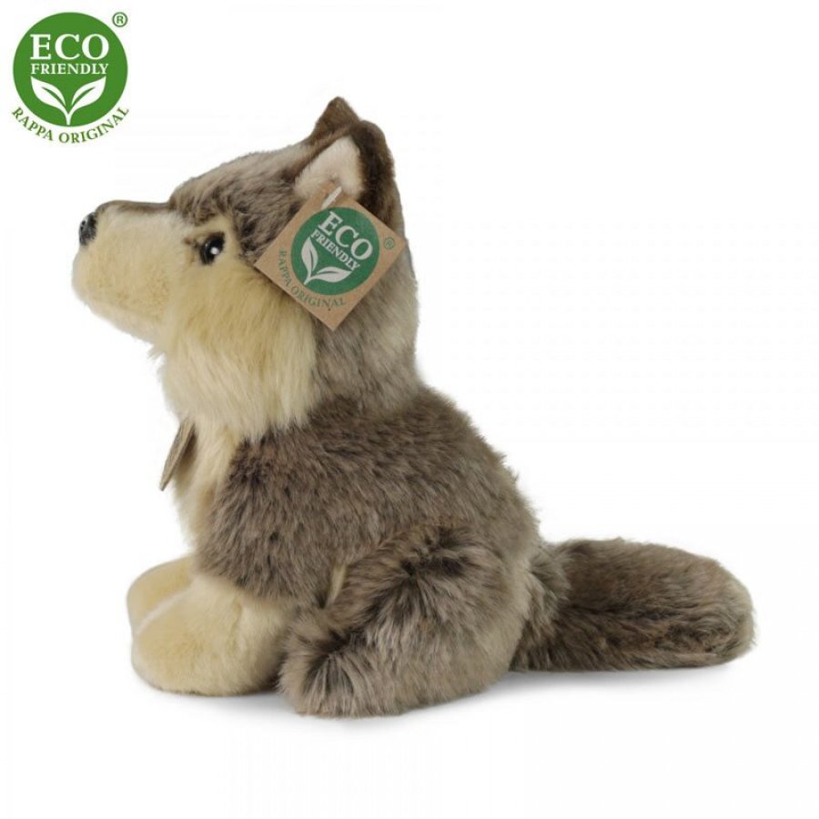 Rappa Λούτρινος Λύκος 18 εκ. Καθιστός Eco-Friendly (866898) Rappa Λούτρινος Λύκος 18 εκ. Καθιστός Eco-Friendly (866898)