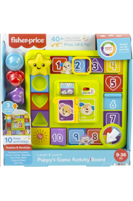 Fisher Price Παίζω Και Μαθαίνω Εκπαιδευτικό Επιτραπέζιο - Σκυλάκι με Ήχους (HRB70)
