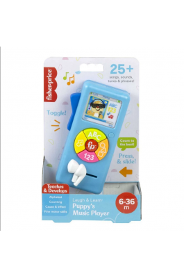 Fisher Price Εκπαιδευτικό Ραδιοφωνάκι Σκυλάκι με Μουσική και Ήχους (HRD96)