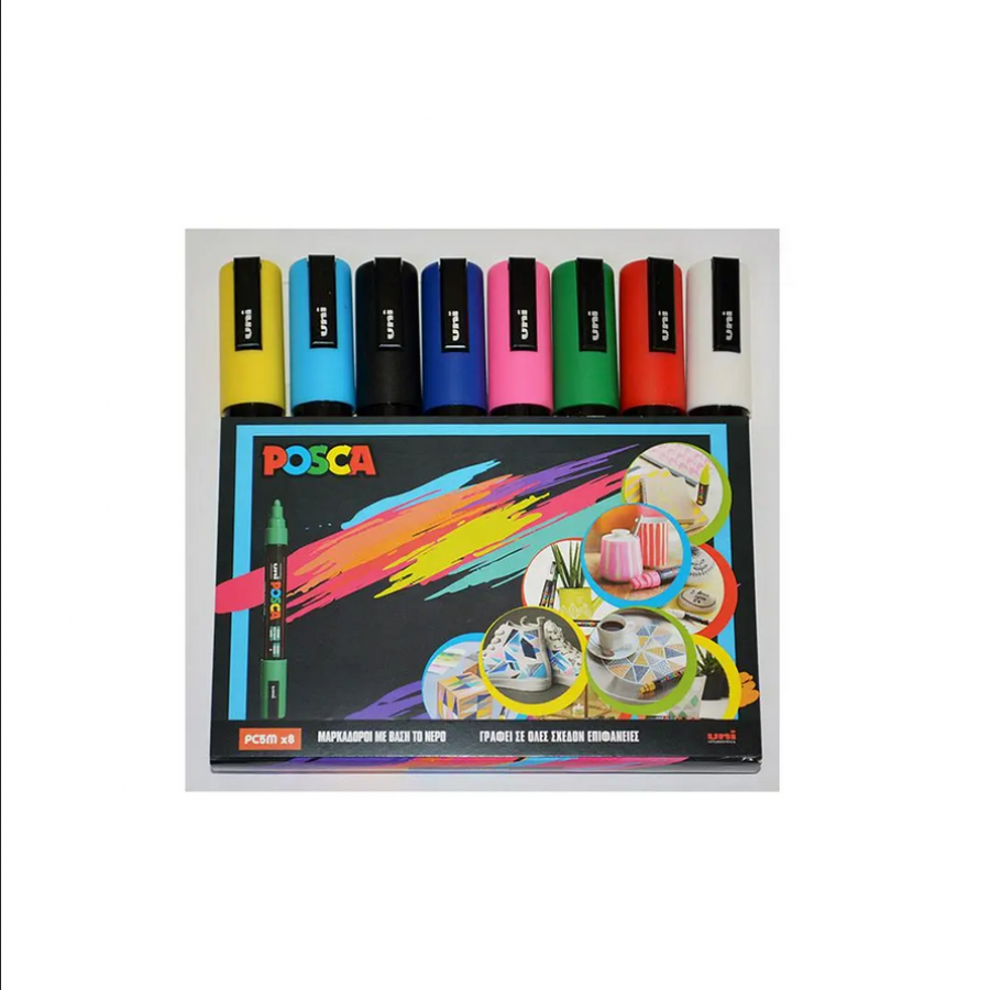 Uni-Ball Posca Ανεξίτηλος Μαρκαδόρος 1.8-2.5mm Διάφορα Χρώματα (PC5M) Uni-Ball Posca Ανεξίτηλος Μαρκαδόρος 1.8-2.5mm Διάφορα Χρώματα (PC5M)
