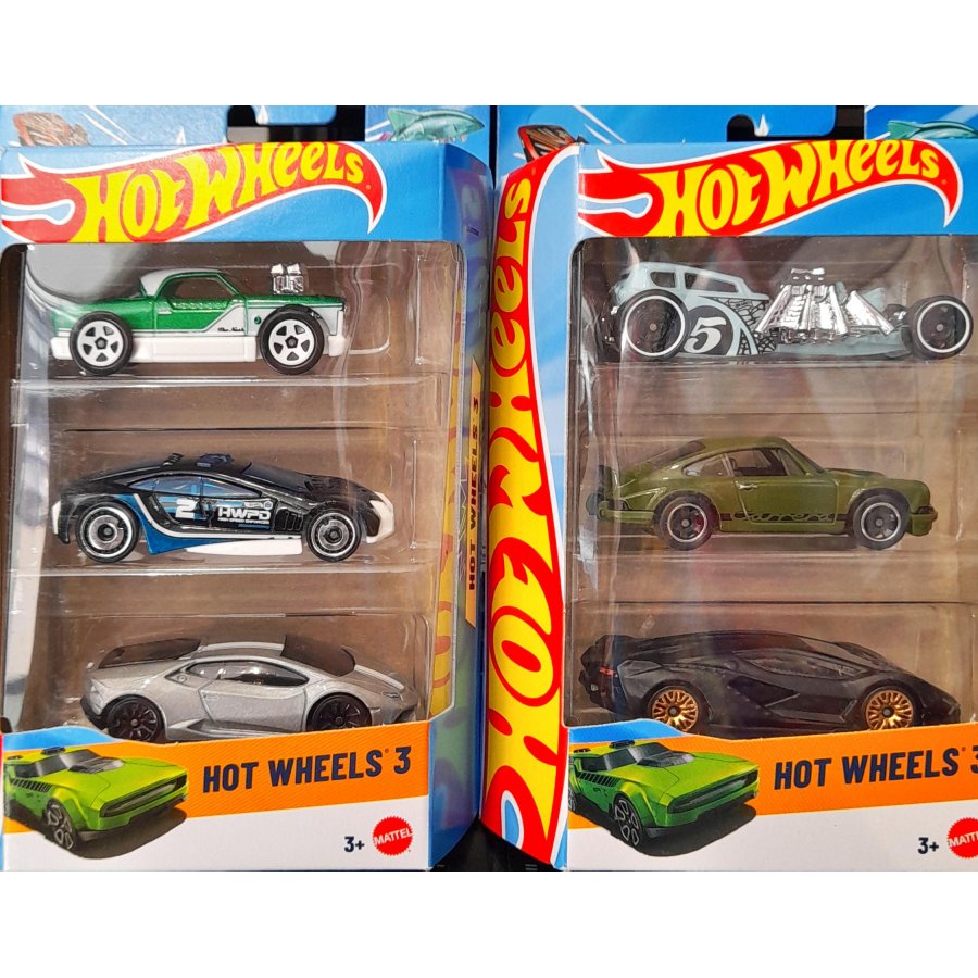 Mattel Hot Wheels Σετ 3τμχ Αυτοκινητάκια (K5904) Mattel Hot Wheels Σετ 3τμχ Αυτοκινητάκια (K5904)