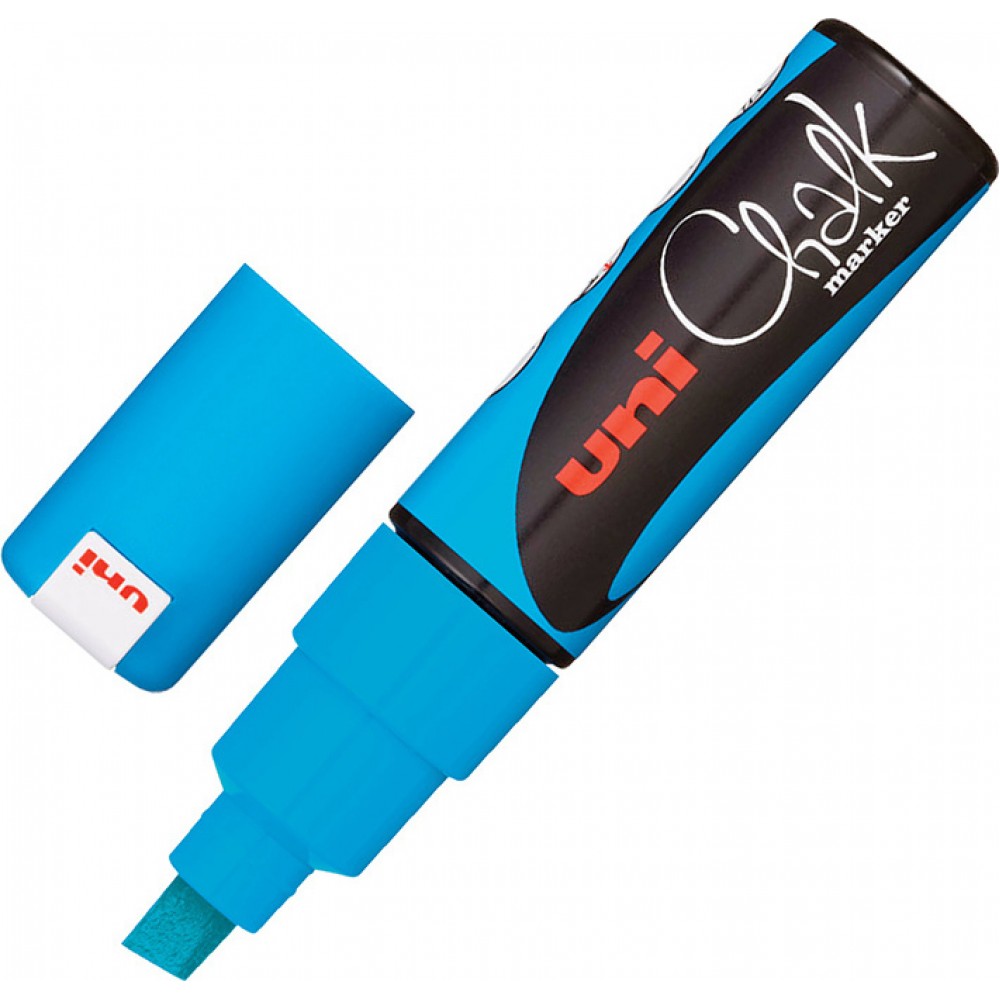 Uni-Ball Chalk Marker Μαρκαδόρος Υγρής Κιμωλίας Γαλάζιο 8.0mm (PWE8K) Uni-Ball Chalk Marker Μαρκαδόρος Υγρής Κιμωλίας Γαλάζιο 8.0mm (PWE8K)