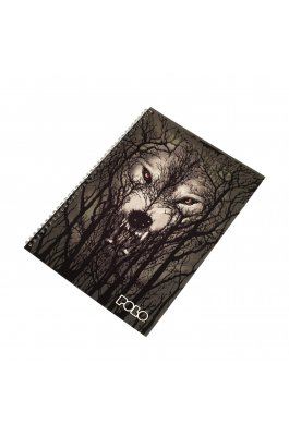 Polo Τετράδιo Σπιράλ Design Wolf 17x25 2 Θεμάτων 60 Φύλλων (9190018283) Polo Τετράδιo Σπιράλ Design Wolf 17x25 2 Θεμάτων 60 Φύλλων (9190018283)