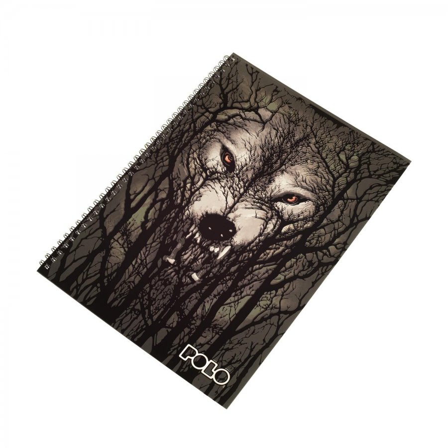 Polo Τετράδιo Σπιράλ Design Wolf 17x25 2 Θεμάτων 60 Φύλλων (9190018283) Polo Τετράδιo Σπιράλ Design Wolf 17x25 2 Θεμάτων 60 Φύλλων (9190018283)