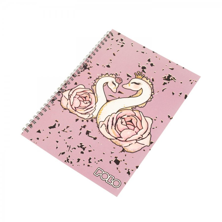 Polo Τετράδιo Σπιράλ Design Swans 17x25 2 Θεμάτων 60 Φύλλων (9190018285) Polo Τετράδιo Σπιράλ Design Swans 17x25 2 Θεμάτων 60 Φύλλων (9190018285)