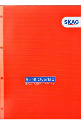 Skag Refill Overlap 80 Ανταλλακτικές Κόλλες Α4 Ριγέ (211765)