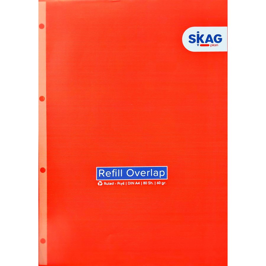Skag Refill Overlap 80 Ανταλλακτικές Κόλλες Α4 Ριγέ (211765) Skag Refill Overlap 80 Ανταλλακτικές Κόλλες Α4 Ριγέ (211765)