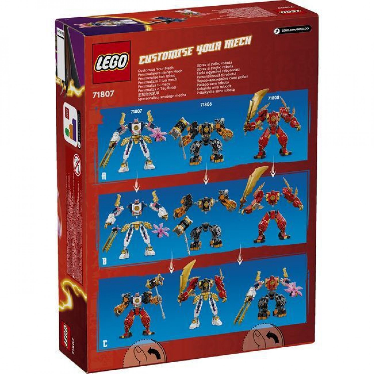 Lego Ninjago Sora's Elemental Tech Mech (71807)