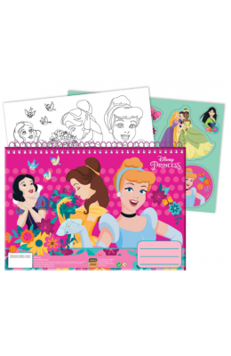 Gim Princess Μπλοκ Ζωγραφικής 40 Φύλλα 23 x 33 cm