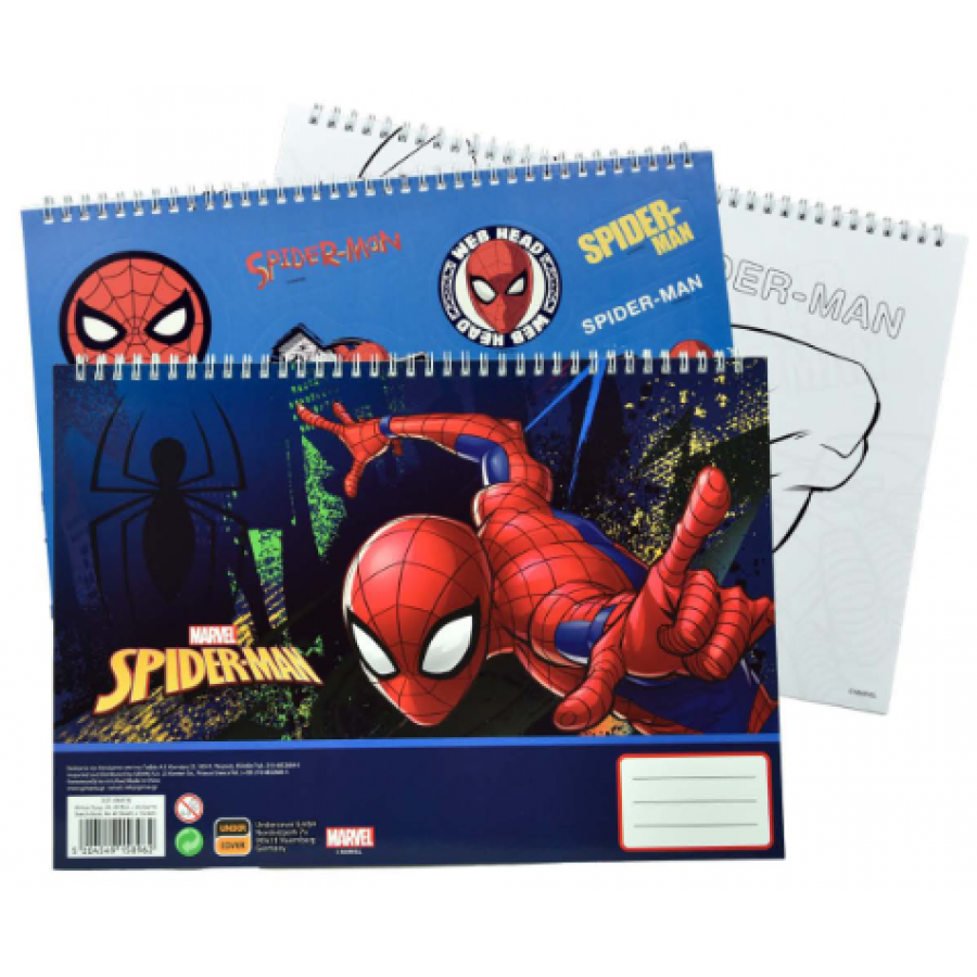 Gim Spiderman Μπλοκ Ζωγραφικής 40 Φύλλα 23 x 33 cm Gim Spiderman Μπλοκ Ζωγραφικής 40 Φύλλα 23 x 33 cm