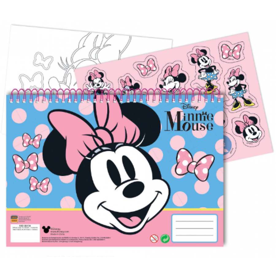 Gim Minnie Μπλοκ Ζωγραφικής 40 Φύλλα 23 x 33 cm Gim Minnie Μπλοκ Ζωγραφικής 40 Φύλλα 23 x 33 cm