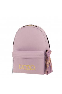 Polo Σακίδιο Original Scarf Σχολική Τσάντα Πλάτης 20lt. σε Λιλά (9011354570)