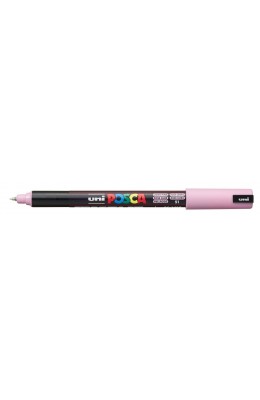 Uni-Ball Posca Μαρκαδόρος Σχεδίου 0.7mm Ανοιχτό Ροζ (PC1MR)