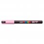 Uni-Ball Posca Μαρκαδόρος Σχεδίου 0.7mm Ανοιχτό Ροζ (PC1MR)
