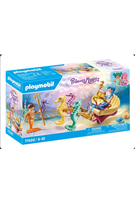 Playmobil Princess Magic Γοργονο-άμαξα Με Ιππόκαμπους (71500)