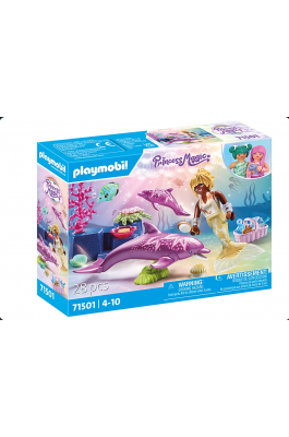 Playmobil Princess Magic Γοργόνα με Δελφίνια (71501)