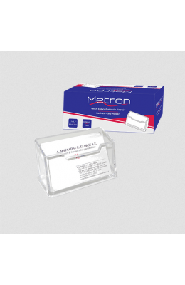 Metron Θήκη Καρτών Πλέξιγξκλας 5.5x8.5cm (47008765)