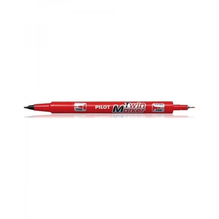 Pilot Twin Marker Μαρκαδόρος Ανεξίτηλος 2mm Κόκκινος (SCATMRBG) Pilot Twin Marker Μαρκαδόρος Ανεξίτηλος 2mm Κόκκινος (SCATMRBG)