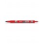 Pilot Twin Marker Μαρκαδόρος Ανεξίτηλος 2mm Κόκκινος (SCATMRBG)